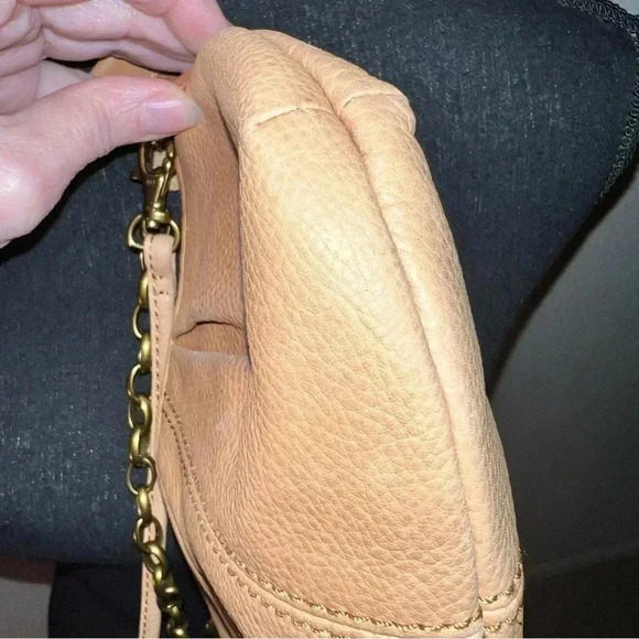 FOSSIL Women’s MINI BAG CROSSBODY PURSE IN NATURAL LEATHER COLOR Hand Bag - Picture 7 of 16